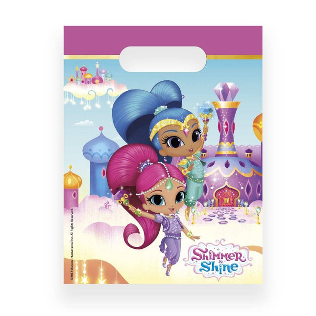 Bolsas para Compartir Shimmer And Shine 23cm 6pcs