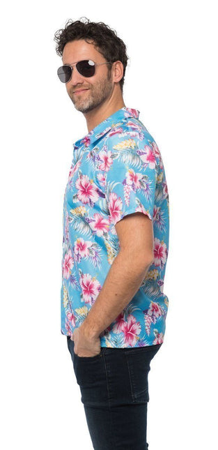 Camisa Hawaiana Azul