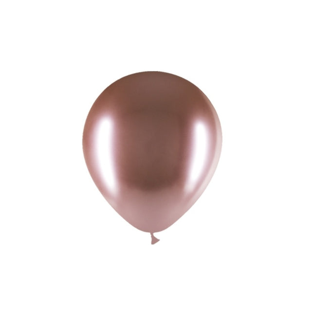 Globos Oro Rosa Cromo 30cm 50pcs