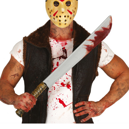 Machete Sangriento Halloween 74cm