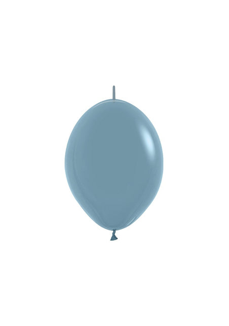 Globos Azul Atardecer Pastel 15cm 50pcs