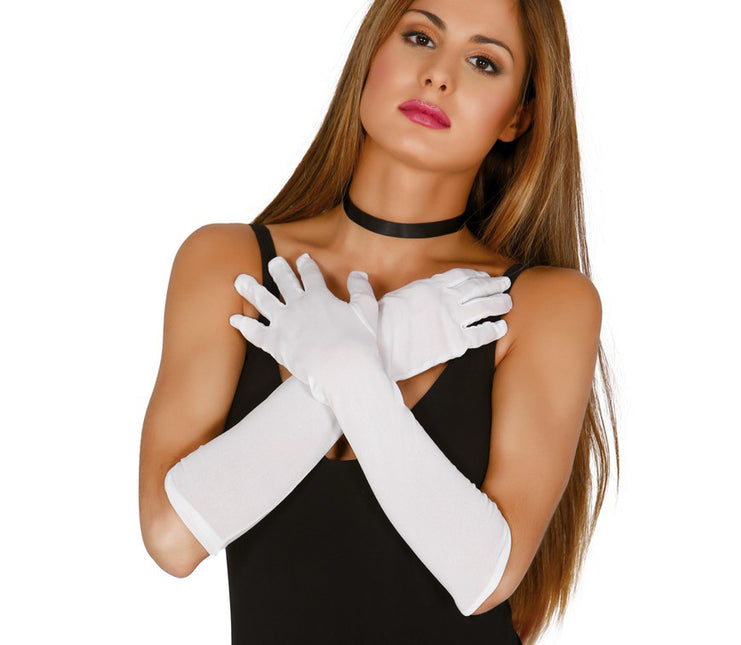 Guantes Blancos 45cm