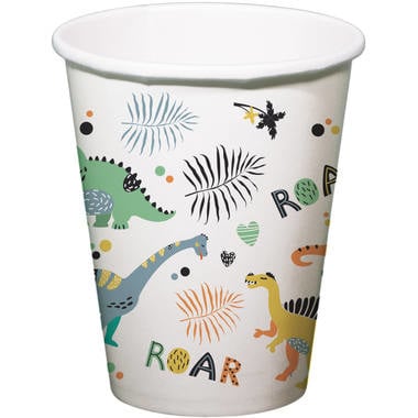 Vasos de Papel Dino 250ml 6uds.