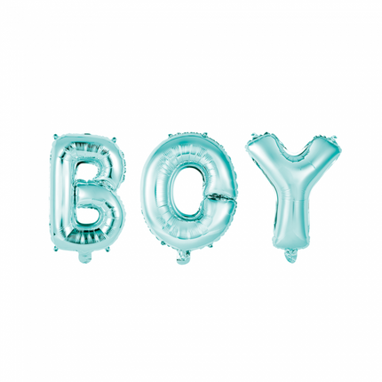 Globos Letra Set Niño Azul 41cm