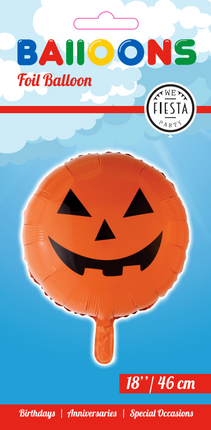 Globo de Helio Halloween Calabaza 45cm vacío