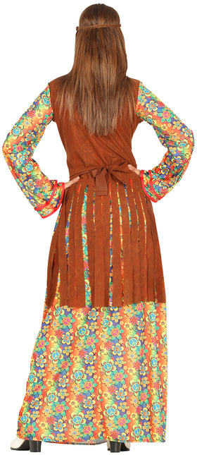 Disfraz de Hippie 60S Floral para Mujer