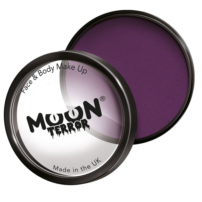 Moon Terror Halloween Pro Pintura Facial Veneno Morado 36g