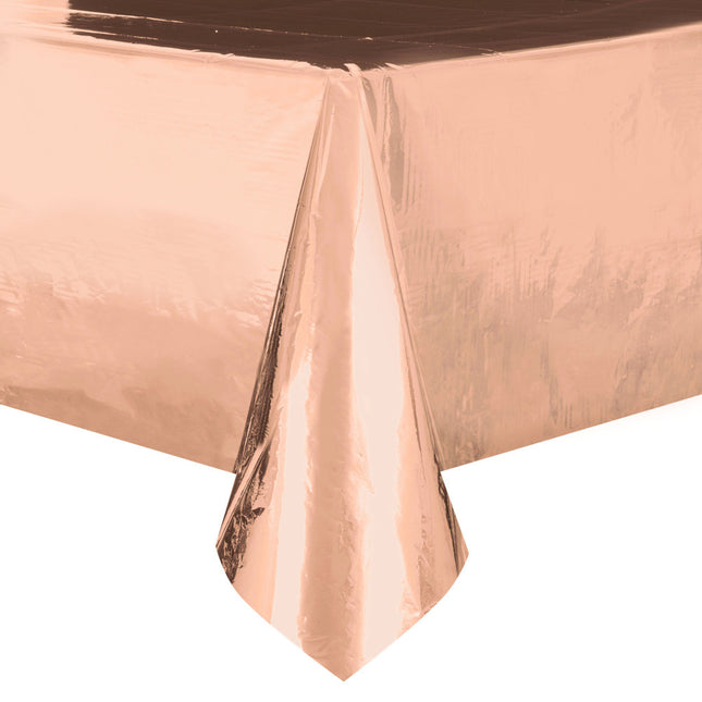 Mantel Oro Rosa Metalizado 2.74m