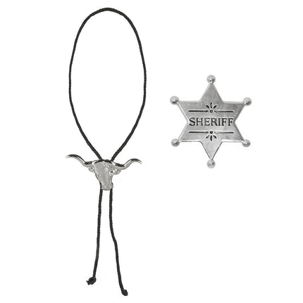 Insignia y cadena de sheriff