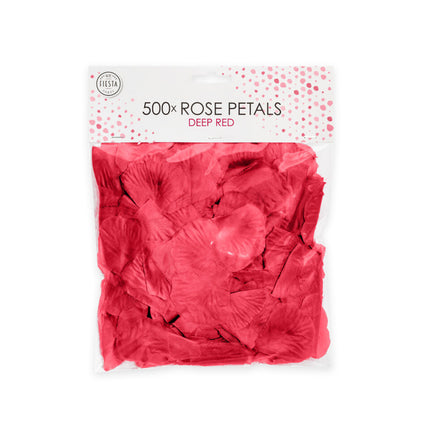 Pétalos de rosa Rojo Profundo 500ud