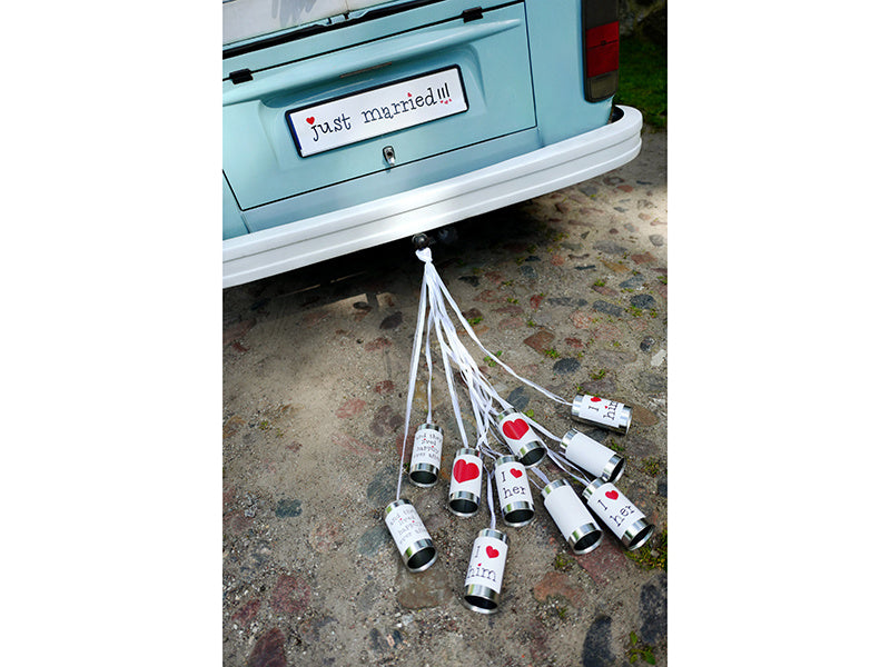 Latas de boda 14cm 5uds