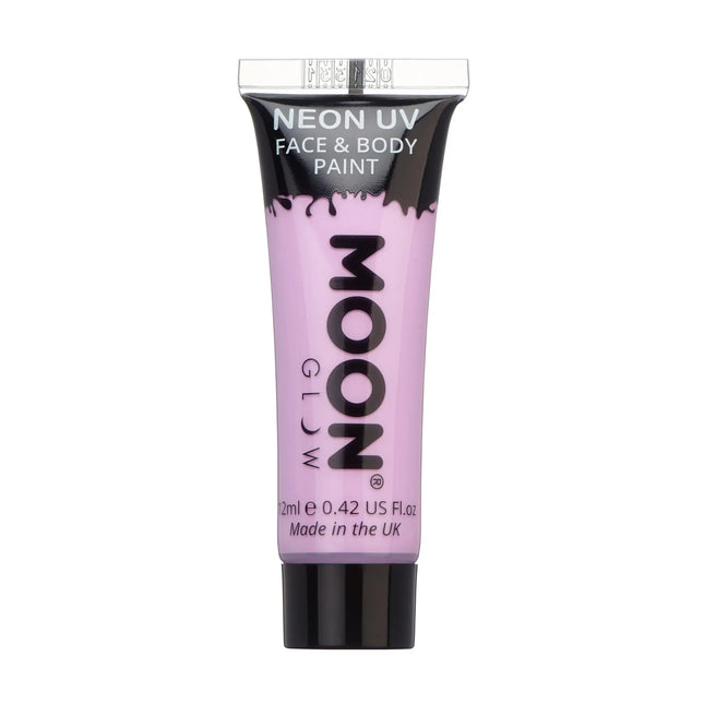 Moon Glow Pintura Facial UV Neón Pastel Lila 12ml