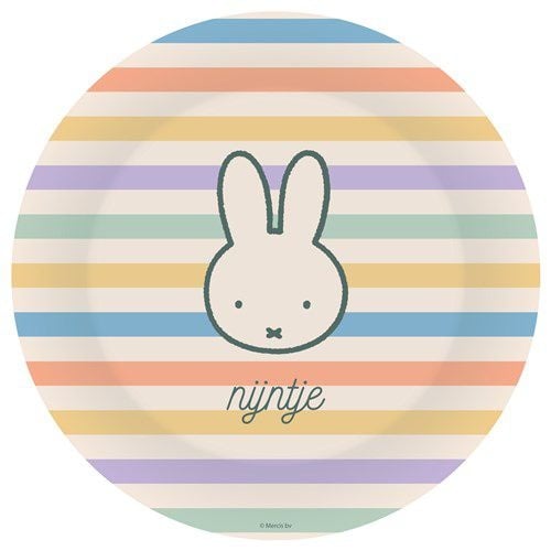 Miffy Platos de Colores 23cm 8uds.