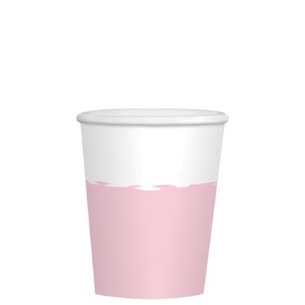 Vasos Oro Rosa 250ml 8ud