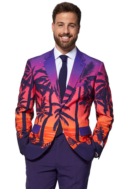 Traje de palmeras hawaianas para hombre OppoSuits