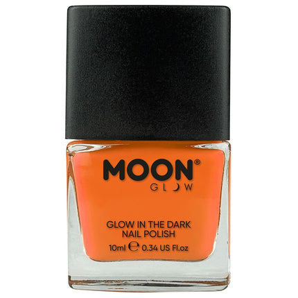 Moon Glow Esmalte de uñas naranja que brilla en la oscuridad 14ml