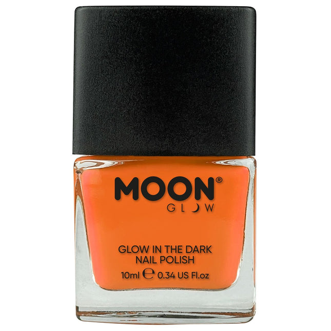 Moon Glow Esmalte de uñas naranja que brilla en la oscuridad 14ml