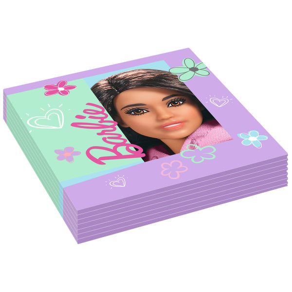 Servilletas Barbie 33cm 16uds