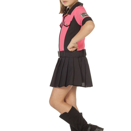 Vestido Policía Rosa Niño