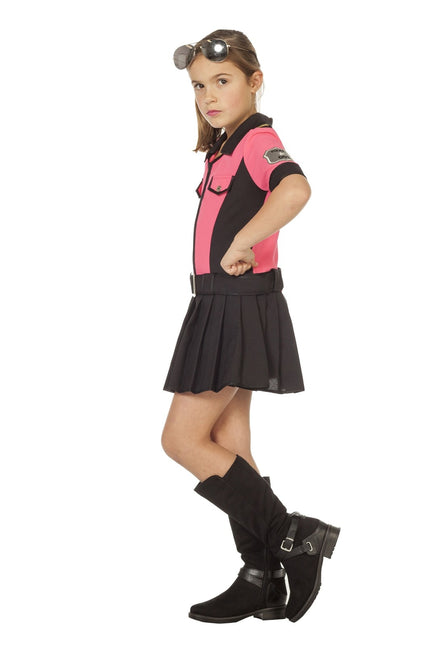 Vestido Policía Rosa Niño