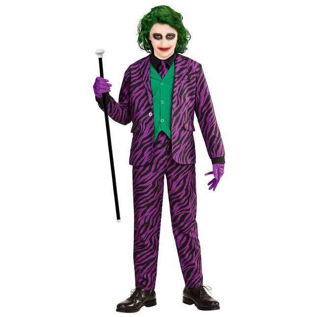 Disfraz de Joker Morado Hombre