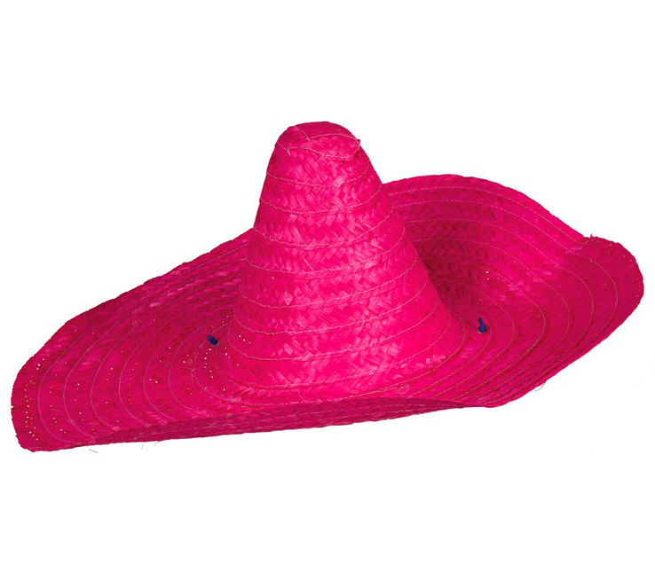 Sombrero mexicano rosa