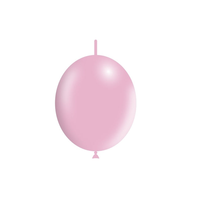 Globos Botón Rosa Claro 30cm 50pcs