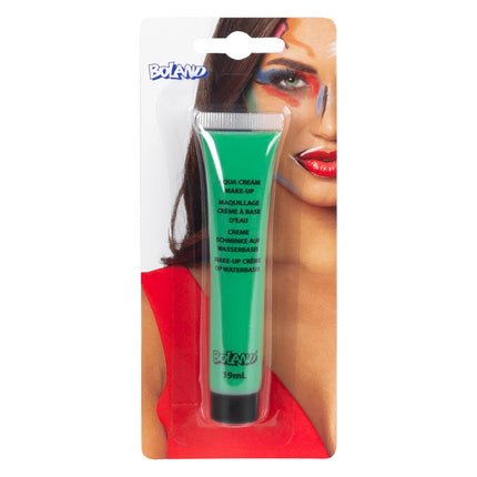 Pintura facial al agua Verde 19ml