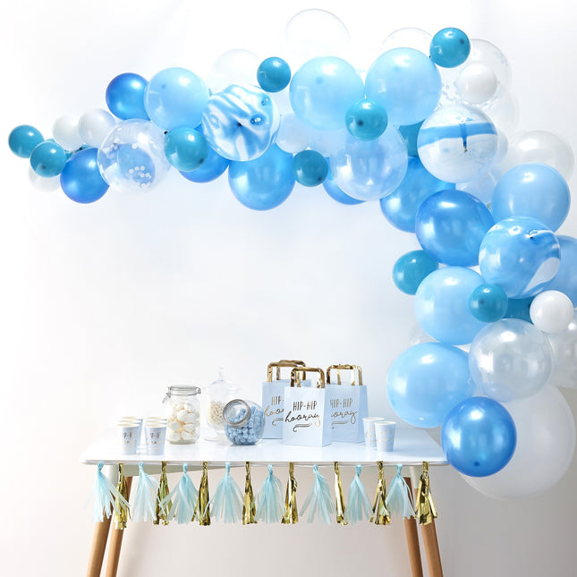 Set DIY Arco de Globo Azul