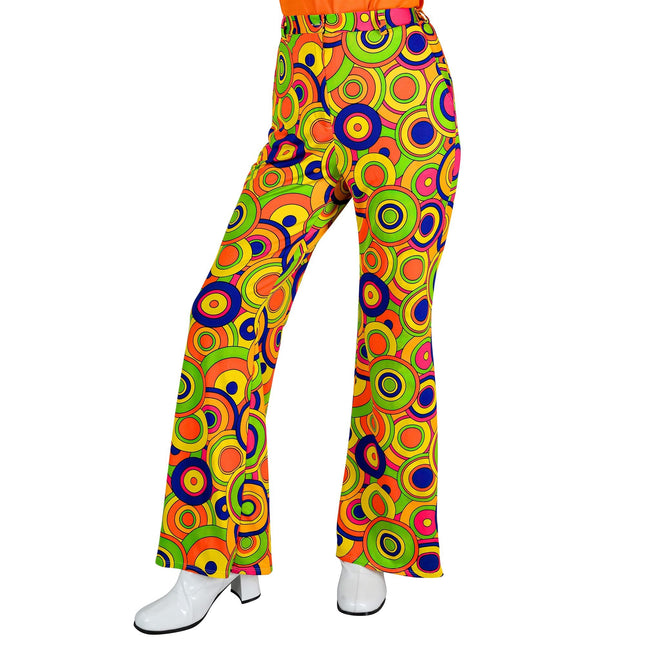 Pantalones Disco 70S Mujer