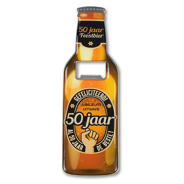 Abridor de cerveza 50 años 18,5cm