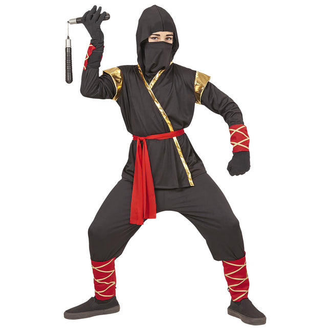 Traje Ninja Niño Negro