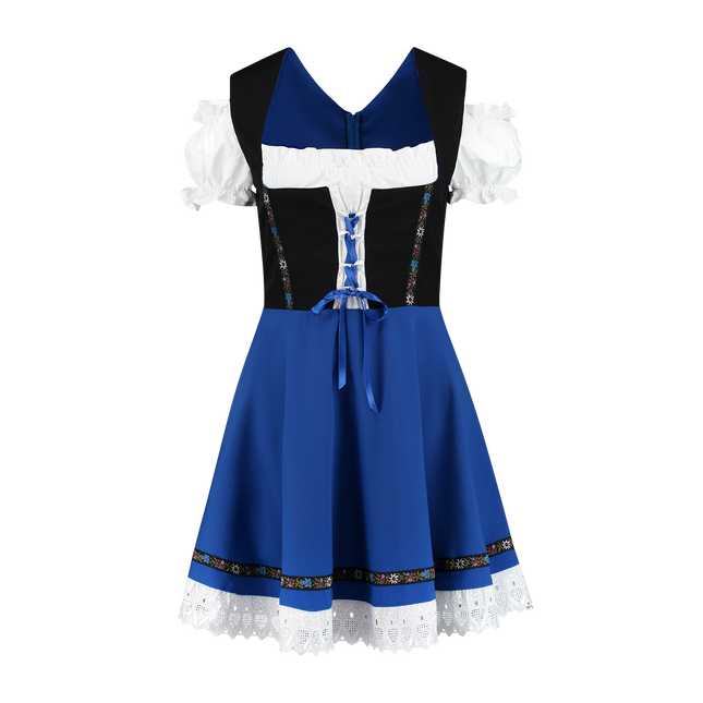 Oktoberfest Vestido Dirndl Oktoberfest Negro Azul Señoras