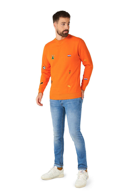 Jersey Holland Hup Naranja Hombre OppoSuits