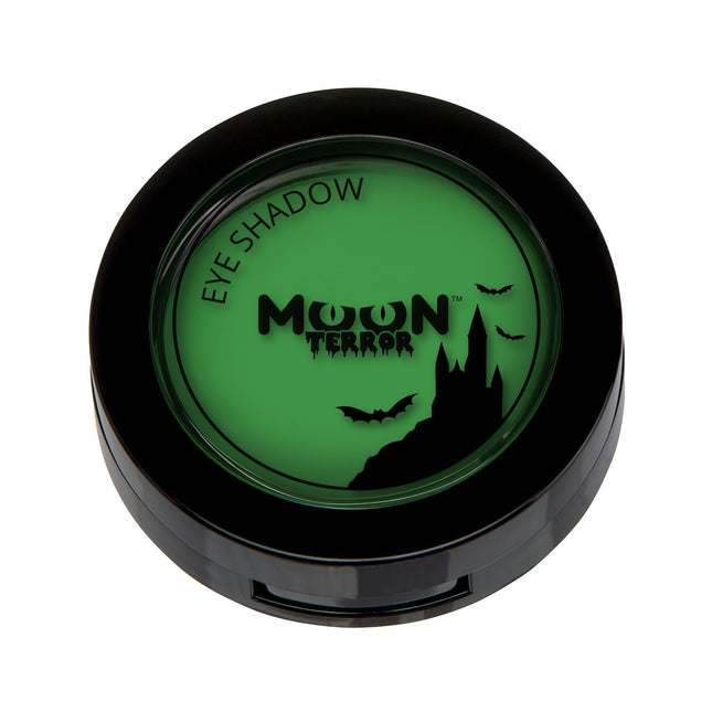 Moon Terror Sombra de Ojos de Halloween Verde Zombi