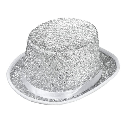 Sombrero alto de plata