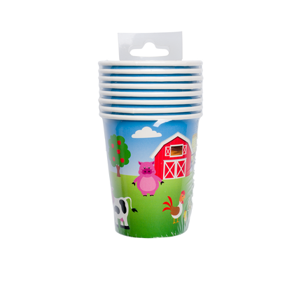 Tazas de Granja 9cm 8pcs