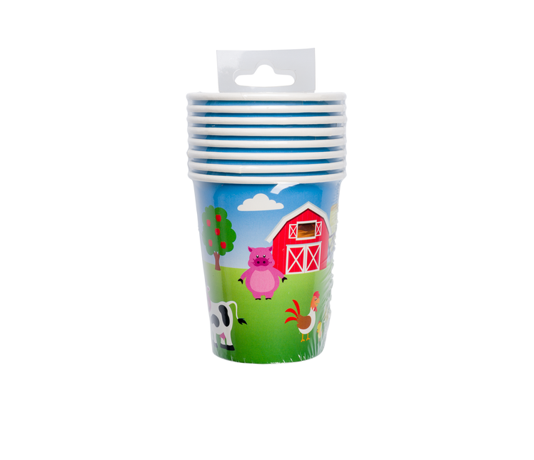 Tazas de Granja 9cm 8pcs