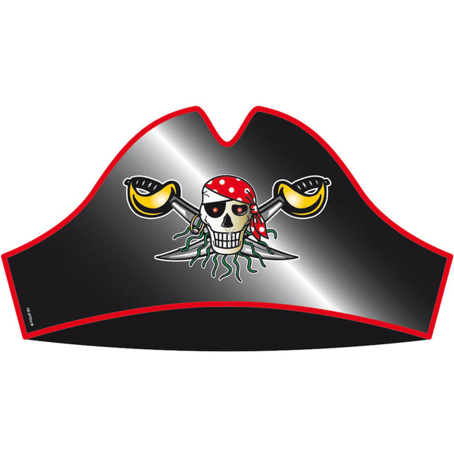 Sombreros de pirata 8uds.