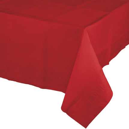 Mantel Rojo Plástico 2,74m