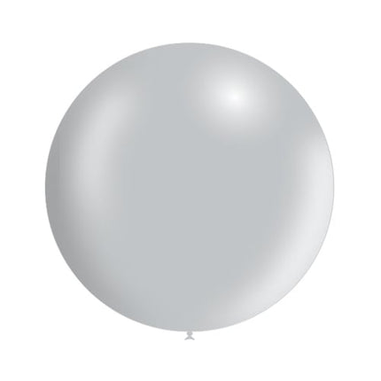 Globo Gigante Plateado Metalizado 60cm