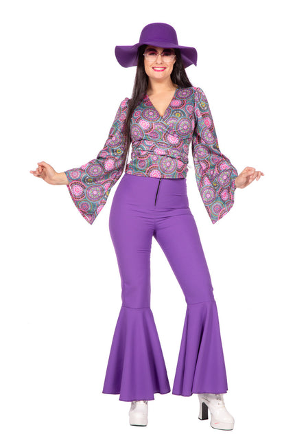 Blusa hippie morada