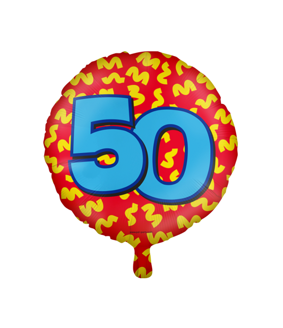 Globo de Helio 50 Años de Color Vacío 46cm