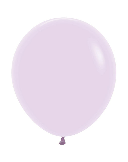 Globos Pastel Mate Lila 45cm 25pcs