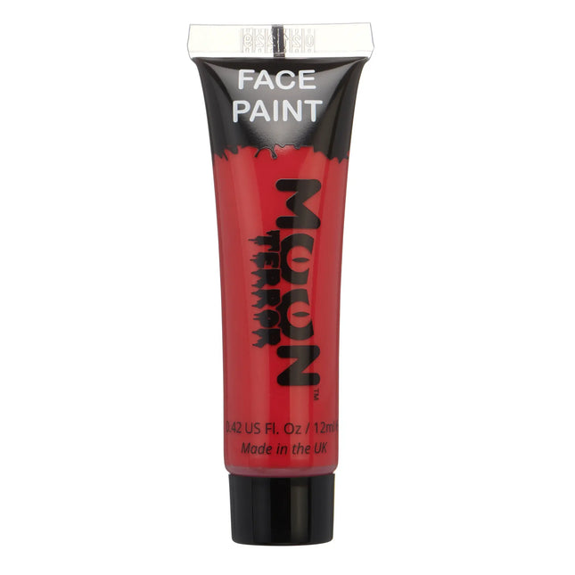 Moon Terror Pintura Facial Halloween Rojo Sangre 12ml