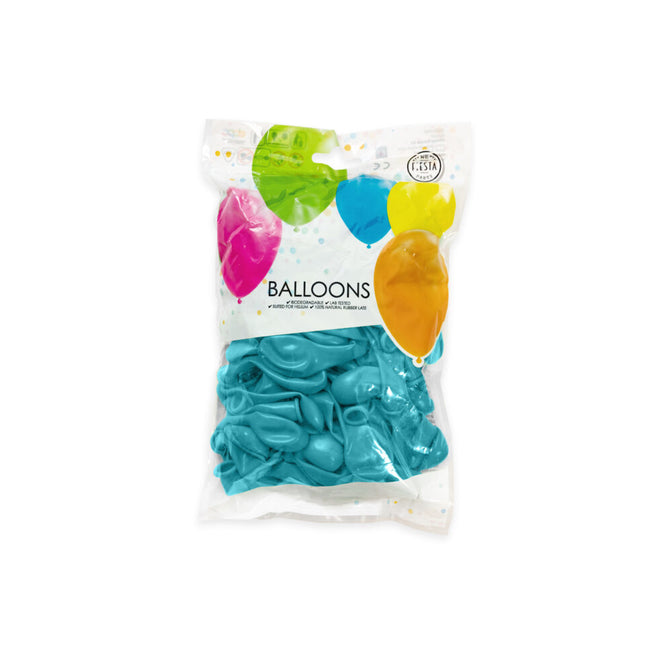 Globos Turquesa 13cm 100pcs