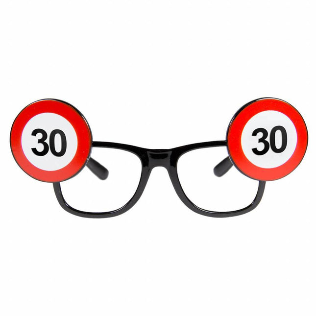 Gafas 30 años Señal de tráfico