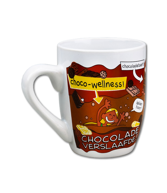 Taza Chocolate Addict 12cm