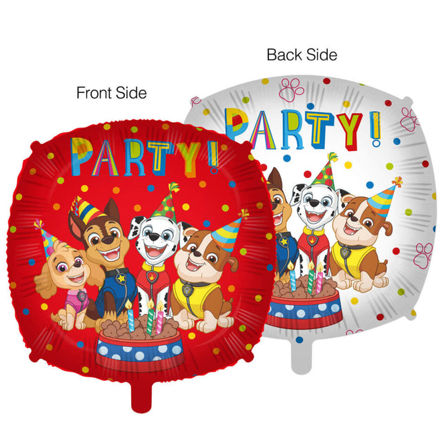 Paw Patrol Globo de Helio Fiesta Doble cara Vacío 46cm