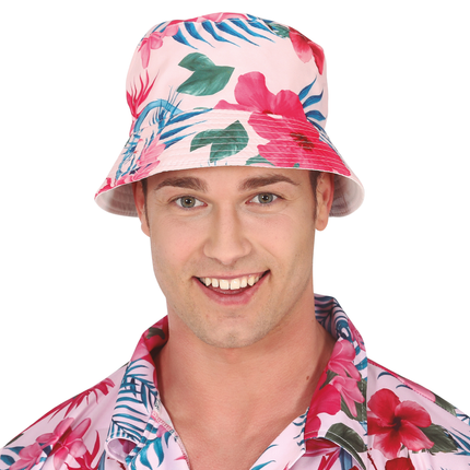 Sombrero Floral Flamingo